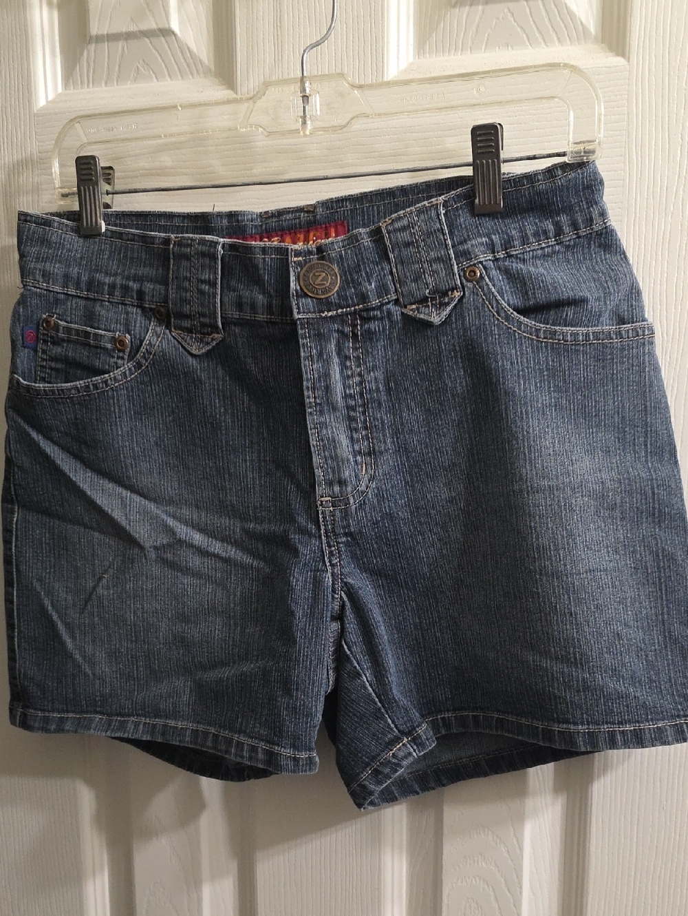 Z. Cavaricci Classic Dark Blue Denim Jean Shorts